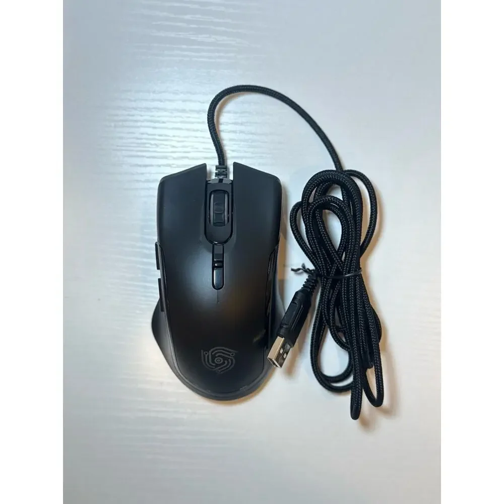 MKE TECH Cool Viper MKE 816 Wired USB Optical Gaming Mouse Scroll Wheel Black